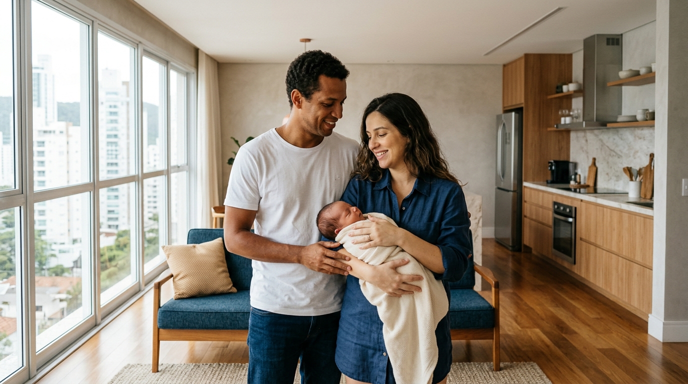 Mudar com Bebê ou Alérgico para Apartamento Recém-Reformado: A Limpeza que Protege a Saúde em Itajaí e BC